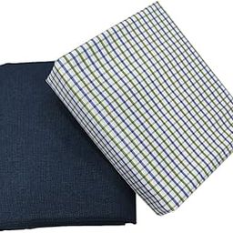 Combo Of Men's Poly Blend Shirt And Trouser Unstistched Fabrics Set (Multicolor_Freesize) 6000-image-109