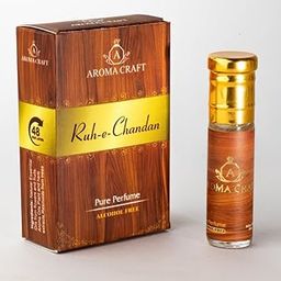 Aroma Craft Ruh-E-Chandan Attar 6ml | Pure Sandalwood Roll-On Perfume Oil | Long-Lasting Alcohol-Free Attar for Men & Women | Unisex Woody Fragrance for Meditation, Pooja & Gifting-image-94
