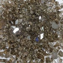 Precious Art by Sonal Stones for Resin Art - Light Brown Reflective Glass - 250 gram-image-10