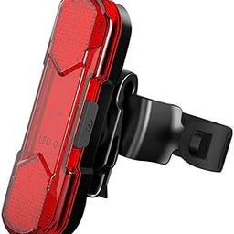 ShivExim® New Rechargeable Light Waterproof Bicycle LED Tail Saddle Safety Warning Light LED Rear Break Light (RED)-12