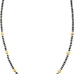 Gram Gold Plated Short Mangalsutra For Women-image-63