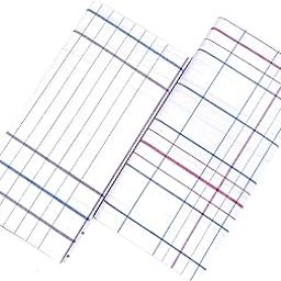 White Check Lungi Polycotton Comfortable PACK of 2-image-0