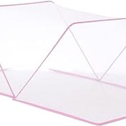 CALANDIS Bed Canopy Foldable Privacy Tents Bed Tent Shelter for Home Dorm Living Room Pink 190x80x80cm | Canopies & Netting-image-39