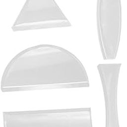 JECOMPRIS 5pcs Optical Lens Set for Physics Teaching Transparent Convex and Concave Lenses for Science Experiments Lightweight and Easy to Use Teaching Tools for Middle School-image-12