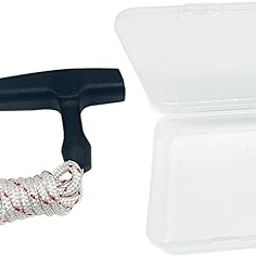 UJEAVETTE Starter Handle with Cord Lawnmower Replacement Recoil Starter Rope Pull Cord-picture-23