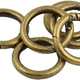 BNF®6 Pieces Round Spring Snap Hook Clip Key Handbag Purse Shoulder Strap Bronze|Crafts | Leathercrafts |6 Pieces Round Spring Snap Hooks-image-77