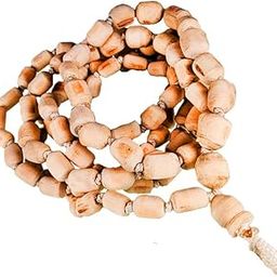 MAYAPURI Premuim Quality Tulsi Japa Mala 108+1 Small to Big Beads for Daily Mantra Jaap-picture-13