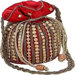 Avanti Creation Ethnic Rajasthani Bead Work Potli Bag For Women-38