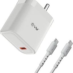 EVM 25W Mobile Charger - Type C Cable Included - Compact Charging Adaptor - Android, Xiaomi, Vivo and Other Smartphones - 1 Year Warranty (EVM-CH-013)-picture-11