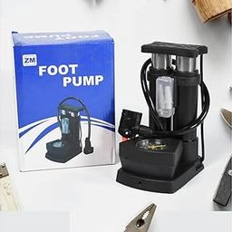 Portable High Pressure Foot Air Pump Heavy Compressor Cylinder with Pressure Gauge Floor Pump for Motorbike, for Cars, Bicycle, Football, Cycle Pump-image-20