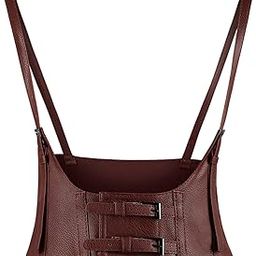 Women Corset Belt PU Elastic Cincher Vest Wide Waistband Waist Strap-KUAW-image-35