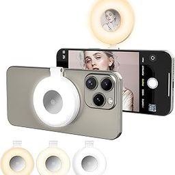 MagLoop Selfie Light For Iphone Magnetic Ring Light Adjustable Brightness Compatible With Magsafe For All Phones Selfie Vlogs Photography Tiktok Zoom Calls Video Live Streaming-picture-23