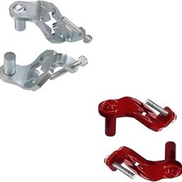 2X T Post Gate Hinge Pins Gate Hinges Target Hanger for Garden Farm Backyard Silver-image-11