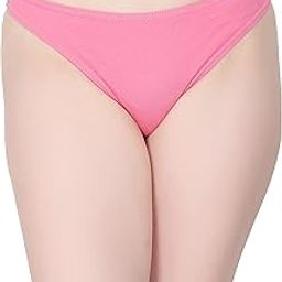 Women Cotton No Show Women Thong Must to Wear Under Tight Fitting Outfits (Medium, Magneta)-image-28