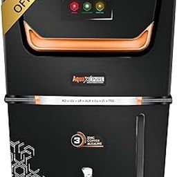 AquaXpure® Premium AI Black RO Water Purifier by All India Group | 7 in1 Bio Filter (RO+ UV+ COPPER+ ZINC+ ALK+ MEMBRANE+ TDS CONTROL) Best for All Water Supplies 0-4000ppm | LED | 12 Stage | 20 LPH-11
