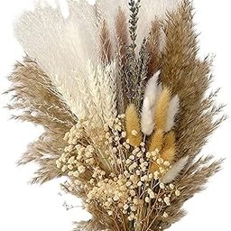 UJEAVETTE Natural Dried Flower Bouquet DIY Chic Ornament for Bedroom Table Living Room Style C-image-41