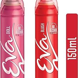 Eva Deodorant Spray for Women - Doll and Blush - 150 ml each - Pack of 2-11