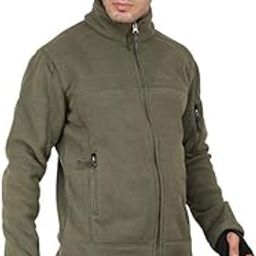 Men's Solid Army Tactical Winter Green Solid Jacket-picture-15