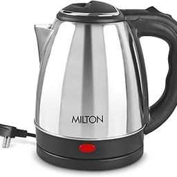 Milton Euroline Go Electro 1.5 Stainless Steel Electric Kettle, 1 Piece, Silver, 1.5 Litres | Power Indicator | 1500 Watts | Auto Cut-off | Detachable 360 Degree Connector | Boiler for Water-image-48
