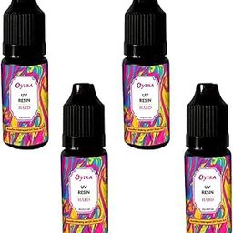 Oytra 10g UV 4 Bottles Resin Hard Clear Glossy Finish for Artists and Professionals Polymer Clay Gloss DIY Jewelry Craft Decoration Casting Coating-picture-19
