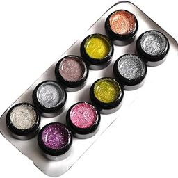 BOLT BEE 10pcs set Glitter Gel UV LED Gel Nail Gel Varnish Lacquer Nail Art Hybrid Easy To Use Soak Off Gel Need UV Light to Cure (set, 7 gram)-picture-13