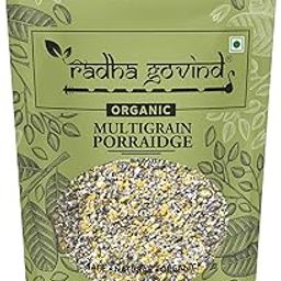 Radha Govind Organic Multigrain Dalia | Mix Grain Oatmeal 1000 Gram, Certified Organic-image-39
