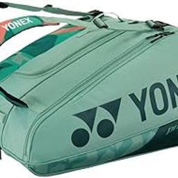 Yonex BA924212EZ Pro Racquet Bag, Cobalt Blue – 12 Racquet Capacity Premium Tournament Bag with Shoe Compartment and Thermo Guard (Olive Green)-image-12
