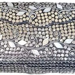 Gold and White Metal Bag Square style-picture-10