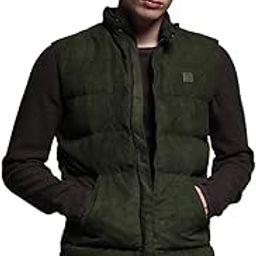 Men's Polyester Standard Length A-Line Coat-picture-3