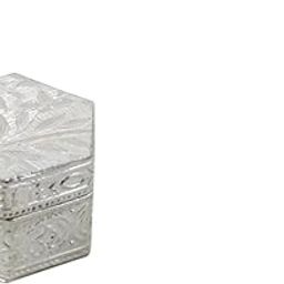 GoldGiftIdeas Silver Plated Shatkon Shape Nakshi Sindoor Box for Wedding, Sindoor Dani for Return Gift, Pooja Items for Home Temple, Kumkum Box/Sindoor Dabbi for Women with Potli Bag-image-119