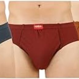 Men's Cotton Briefs Pack of 3 | Soft & Breathable Underwear | Fun Multicolors | Comfort Fit | Inner Elastic Value Combo-image-52