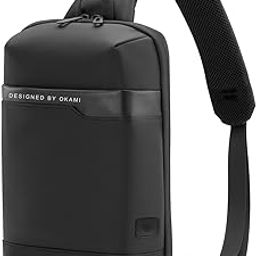 Okami GoPack Mini Tech Sling Bag with DUAL USB with type-C port for Fast-Charging and Advance Organiser (Obsidian Black)-image-75