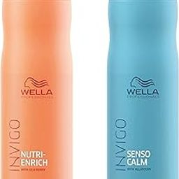 Wella Professionals Invigo Nutri Enrich Deep Nourishing Shampoo (For Dry and Damaged Hair), 250 ml & Wella Professionals Invigo Balance Senso Calm Sensitive Shampoo, 250 ml-image-37
