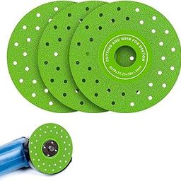 Serplex® 3Pcs Diamond Saw Blades 11.5cm Dia. Multi-Pore Abrasive Disc for Cutting, Polishing, Universal Hard Diamond Saw Blades for Porcelain, Ceramic, Granite, Marble-19