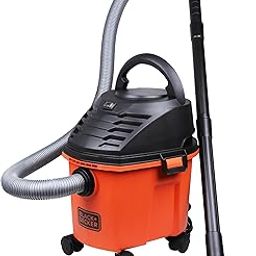 BLACK+DECKER BDWD08-B1 Wet and Dry Vacuum Cleaner with Cannister Body, 1000 W, Powerful Suction, 8L Capacity, 220V Vacuum Cleaner for Home Use, 1 Year Manufacturer Warranty(Red/Black)-34