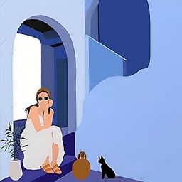 Whattacraft! Paint by Numbers for Kids and Adults | Premium Painting Kit| Rolled Canvas | Do-it-Yourself Wall Decor | DIY | Holiday in Greece-image-54