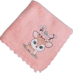 Face Towel Handkerchief Rumal 300GSM Soft and Absorbent Rubber Printed Face Towels for girls Women's, Kids and Newborn Babies Set of 8 Multicolor-image-17