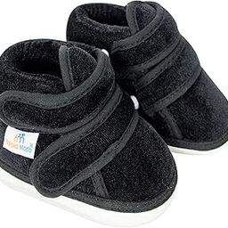 Musical Chu Chu Sound Hook & Loop Booties/Shoes(Black) -BT1083-BT1084-96
