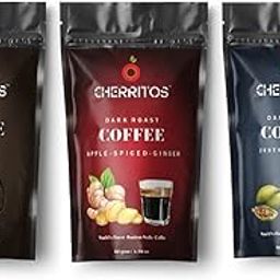 CHERRITOS Dark Roast Coffee, Set Of 3 Combo Pack, Bestsellers, No Artificial Flavoring, No Preservatives, Natural Ingredients, 50 Gms Each-image-35