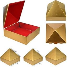 Crystu Wooden Pyramid Wish Box Size 15.2 cm 6 inch Wish Box for Reiki Wish Healing and Crystal Healing Wish Box-image-76