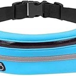 Running Belt with Water Bottle Pocket| Adjustable Elastic Straps| Waterproof Large Capacity Jogging, Hiking, Climbing Waist Bag| Outdoor Activities Storage Belt for Men & Women-image-73