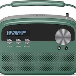 Saregama Carvaan Lite Hindi - Portable Music Player with 3000 Pre-Loaded Evergreen Songs, FM/BT/AUX (Jade Green)-29