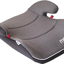 Moon KIDO Baby/Kids Lightweight Travel Booster Car Seat Group 3 Universal Fix Extra Large Seat Backless Belt Positioning Suitable from 3 Years to 12 Years (15 to 36 Kg) - Brown-image-7