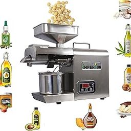 Imperium Effortless Extraction: Tc-02 600W Automatic Stainless Steel Oil Machine With Digital Temperature Control - High Capacity 4-6Kg/Hr Processing|For Home & Small-Scale Oil Extraction - 600 Watts-15