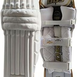 DBS & Sons Test Edition White Youth Batting Leg Guard RightHand White & Golden (Youth Size sutaible Right Hand Batsman) Cricket pad-image-18