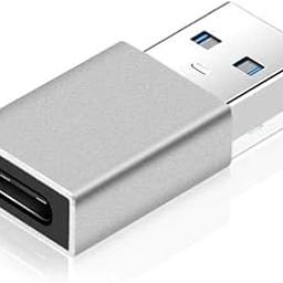 USB-C USB 3.1 Type C Female to USB 3.0 Male Adapter Connector Converte Usb3.1, USB Type C Adapter (Compatible with Cellular Phones, Tablets, Laptops - Silver)-image-42