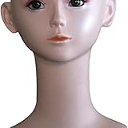 UJEAVETTE® Mannequin Head Lightweight Wig Stand for Wig Making Display Hair Styling Cap-image-60
