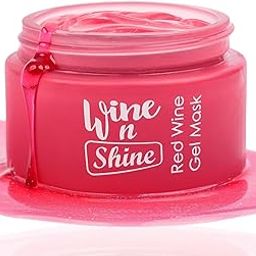 WILDGLOW 7in1 Red Wine Gel Face Mask for Glowing Skin, De-Tan, Open Pores Tightening & Dark Spots Removal | 2% Kojic Acid & Real Wine Extract | For Women & Men | All Skin Type | 50gm-image-4