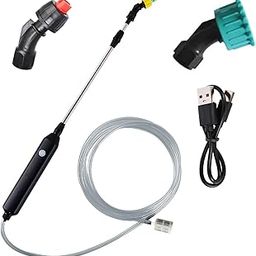 Gigawatts Electric Agriculture Sprayer with 3m Pipe & 3 Nozzles USB Rechargeable Portable Cordless Spray Pump for Gardening Greenhouse Planting Bush-image-41