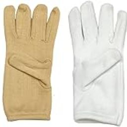 Men's and Women's Pure Cotton Half Hand Gloves for Protection from Sun Burn/Heat/Pollution, Car and Bike Driving_Free Size(Pack Of 02)-image-63